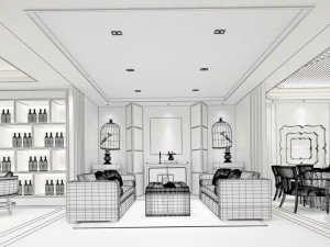 business restaurant - coffee - banquet 26 Modelo 3D