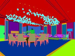 business restaurant - coffee - banquet 28 3D Model