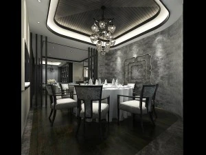 business restaurant - coffee - banquet 28 3D Model