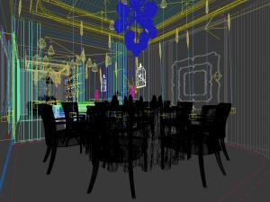 business restaurant - coffee - banquet 28 3D मॉडल