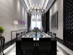 business restaurant - coffee - banquet 32 Model 3D