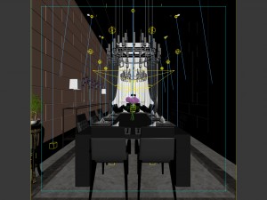 business restaurant - coffee - banquet 32 Modelo 3D