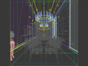 business restaurant - coffee - banquet 32 Modelo 3D