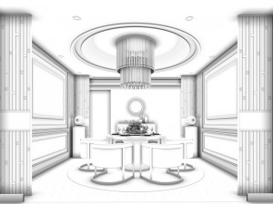 business restaurant - coffee - banquet 33 3D 모델