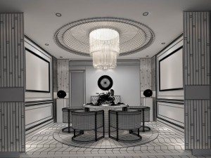 business restaurant - coffee - banquet 33 3D 모델