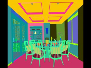 business restaurant - coffee - banquet 37 3D 모델