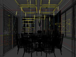 business restaurant - coffee - banquet 37 3D Model