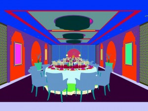 business restaurant - coffee - banquet 38 3D Модель