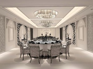 business restaurant - coffee - banquet 38 3D Модель