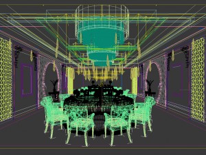 business restaurant - coffee - banquet 38 3D Модель