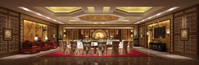 business restaurant - coffee - banquet 39 3D Модель .c4d .max .obj .3ds .fbx .stl .blend 