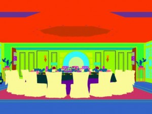 business restaurant - coffee - banquet 39 3D Модель