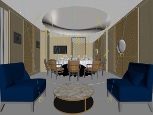 business restaurant - coffee - banquet 41 3D Model