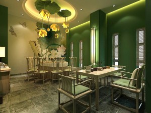 business restaurant - coffee - banquet 42 3D Model