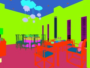 business restaurant - coffee - banquet 42 3D Model
