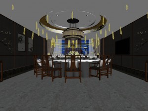 business restaurant - coffee - banquet 43 3D मॉडल