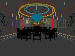 business restaurant - coffee - banquet 43 3D मॉडल