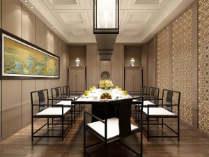 business restaurant - coffee - banquet 46 3D Model
