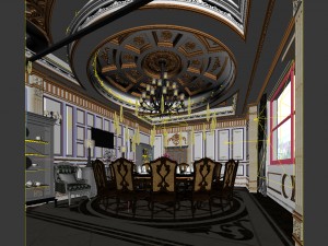 business restaurant - coffee - banquet 47 Modello 3D