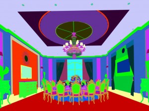 business restaurant - coffee - banquet 48 3D Model