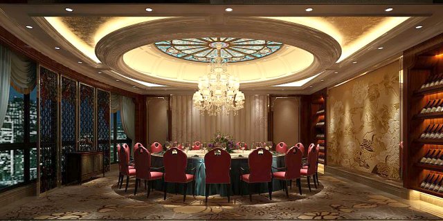 business restaurant - coffee - banquet 49 Modèle 3D .c4d .max .obj .3ds .fbx .stl .blend 