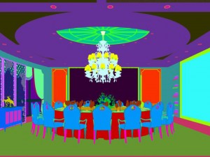 business restaurant - coffee - banquet 49 Modèle 3D