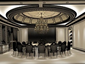 business restaurant - coffee - banquet 49 Modèle 3D