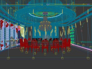 business restaurant - coffee - banquet 49 Modèle 3D