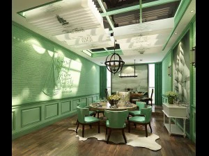 बिज़नेस रेस्तरां - कॉफ़ी - भोज 51 3D मॉडल