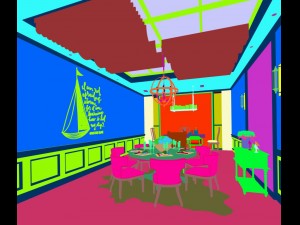 business restaurant - coffee - banquet 51 Modelo 3D