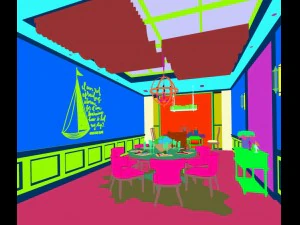 business restaurant - coffee - banquet 51 3D Model
