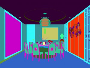 business restaurant - coffee - banquet 53 Model 3D