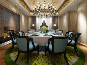 zakelijk restaurant - koffie - banket 54 3D Model