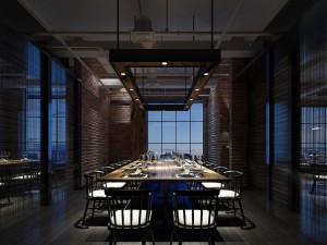 business restaurant - coffee - banquet 55 3D Model