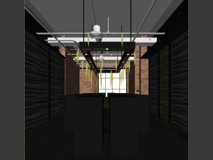 business restaurant - coffee - banquet 55 3D Model