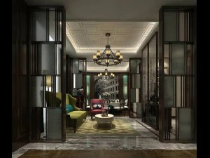 business restaurant - coffee - banquet 56 3D Model