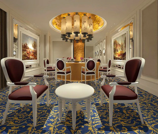 business restaurant - coffee - banquet 57 3D Model .c4d .max .obj .3ds .fbx .stl .blend 