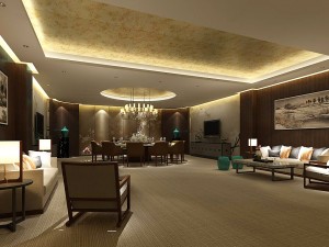 business restaurant - coffee - banquet 58 3D-Modell