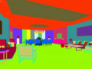 business restaurant - coffee - banquet 58 3D Model