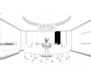business restaurant - coffee - banquet 62 Modelo 3D