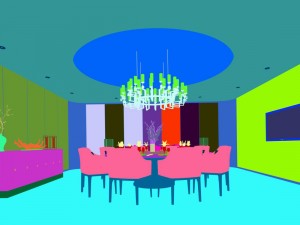 business restaurant - coffee - banquet 62 Modelo 3D