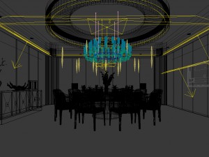business restaurant - coffee - banquet 62 Modelo 3D