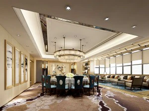 बिज़नेस रेस्तरां - कॉफ़ी - भोज 65 3D मॉडल