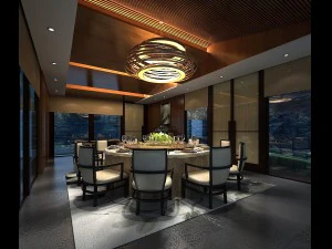 ビジネスレストラン - コーヒー - 宴会66 3Dモデル