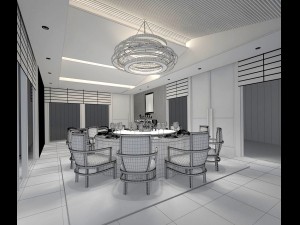 business restaurant - coffee - banquet 66 3D Modell