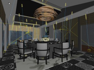 business restaurant - coffee - banquet 66 3D Modell