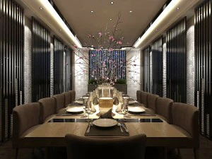 ビジネスレストラン - コーヒー - 宴会 68 3Dモデル