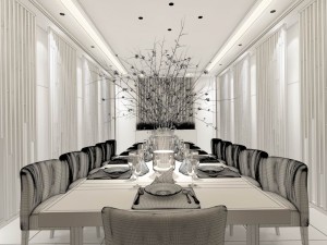 business restaurant - coffee - banquet 68 Modelo 3D