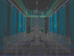 business restaurant - coffee - banquet 68 Modelo 3D