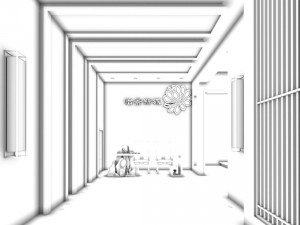 business restaurant - coffee - banquet 70 Modello 3D